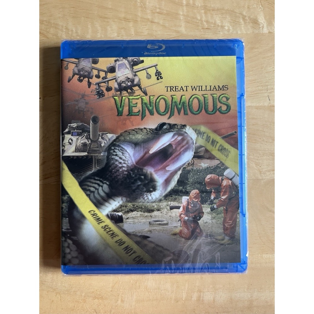Venomous (2001) Blu-ray Scream Factory Treat Williams BRAND‎ NEW